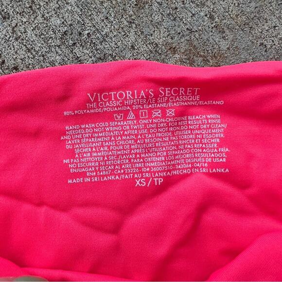 Victoria’s Secret 32B/XS The High Tie Halter and Classic Hipster Hot Pink Bikini - Picture 3 of 9